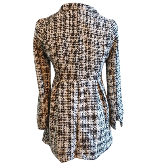 Arden B Vintage Houndstooth Black and White Coat Size XS - Picture 4 of 12